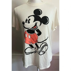 Disney • Cream Mickey Mouse No Bad Days Tee Shirt